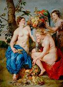 Peter Paul Rubens Ceres mit zwei Nymphen Germany oil painting artist